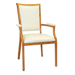Bartlett Wood-Look Arm Chair